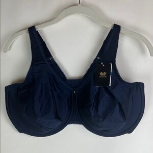 NWT Wacoal Bra 42 DDD Navy Blue Underwire